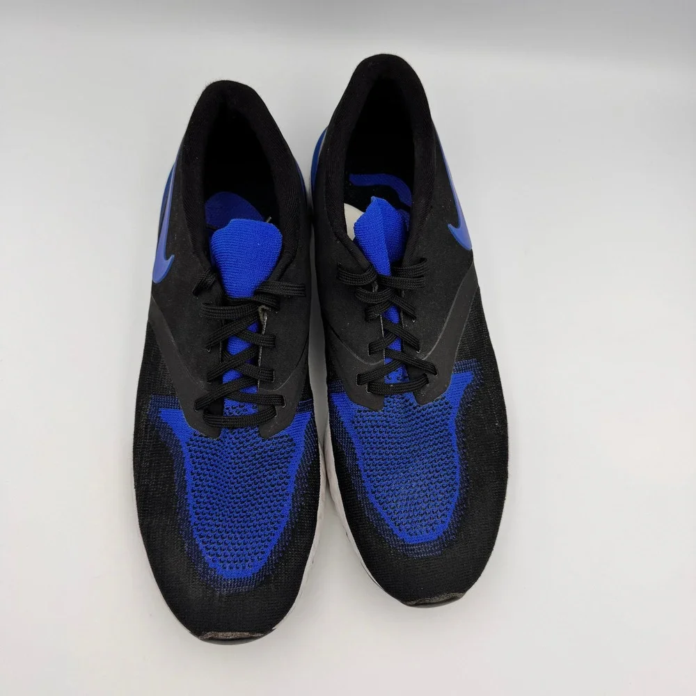 Nike Odyssey React Running Shoes Black Blue Men's 10 Athletic Sneakers - Picture 3 of 8